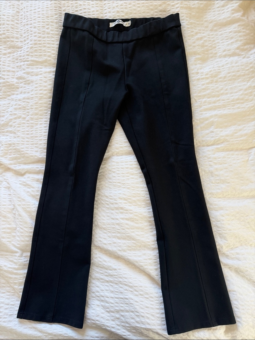 Tory Sport Black flare Ponte Pants
